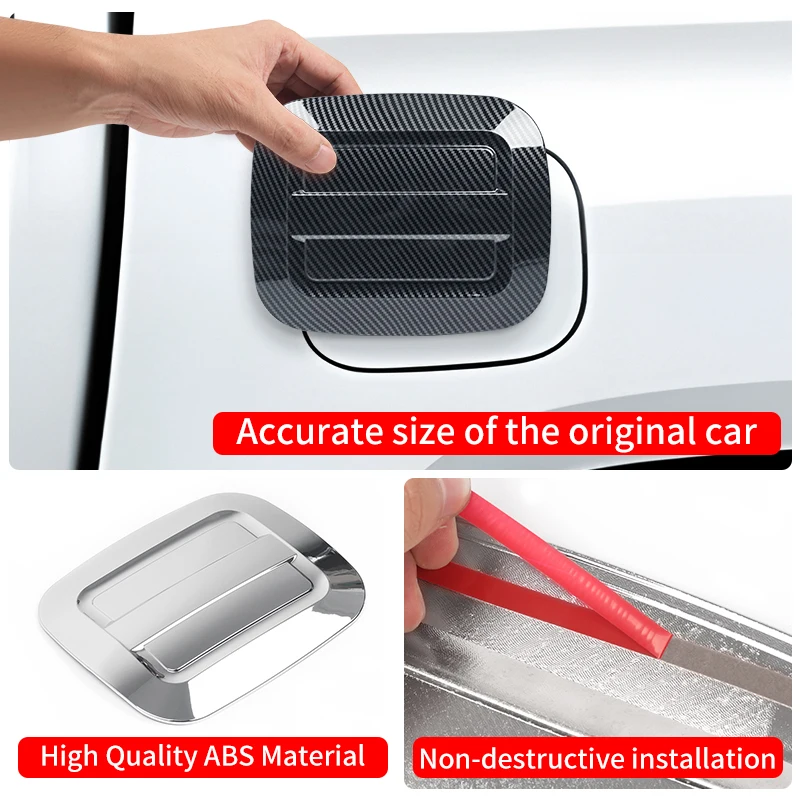 for 2016 2024 toyota hilux revo pickup truck fuel tank cap cover trim abs material stick on installation exterior accessory 1pcs for 2016 2024 toyota hilux revo pickup truck fuel tank cap cover trim abs material stick on installation exterior accessory 1pcs