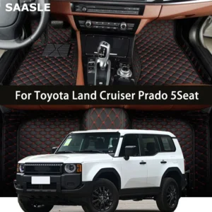 saasle custom car floor mats for toyota land cruiser prado 5seat 2010 2017 2024 2025 years auto carpets foot coche accessorie