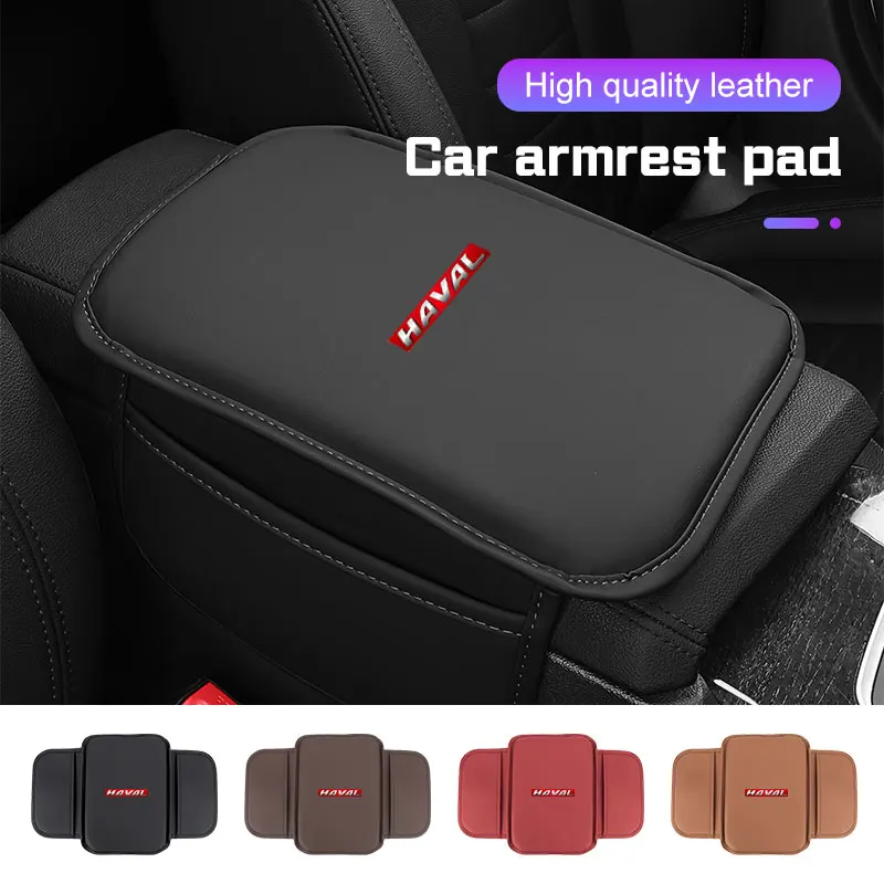 leather car armrest pad for haval h6 jolion h9 f7x f7 dargo h1 h2s m6 h3 h4 h5 center console protector cover car accessories leather car armrest pad for haval h6 jolion h9 f7x f7 dargo h1 h2s m6 h3 h4 h5 center console protector cover car accessories