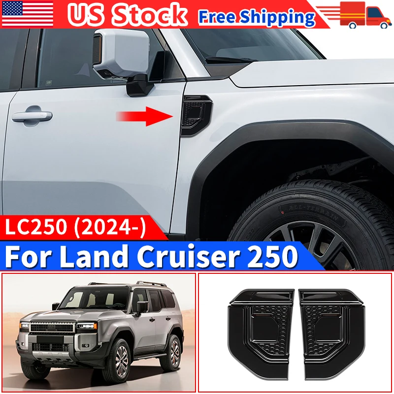 for toyota land cruiser 250 2024 1958 prado lc250 first edition j250 leaf board decoration panels,exterior upgraded accessories for toyota land cruiser 250 2024 1958 prado lc250 first edition j250 leaf board decoration panels,exterior upgraded accessories