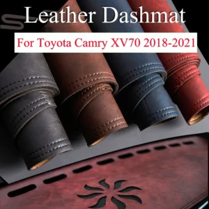 for toyota camry 70 xv70 2018 2019 2020 2021 dashboard cover board mat carpet pad sun shade retro leather cushion car accessory
