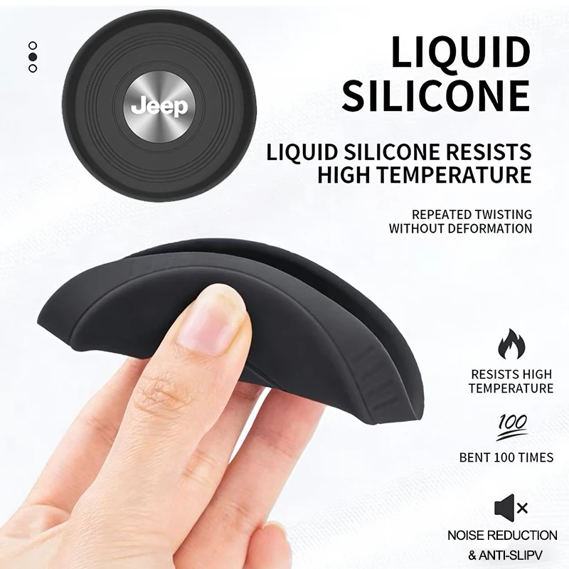 2pcs new car water cup silicone pad anti slip noise reduction for jeep gladiator grand cherokee compass patriot liberty rubicon 2pcs new car water cup silicone pad anti slip noise reduction for jeep gladiator grand cherokee compass patriot liberty rubicon