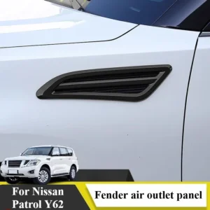 for nissan patrol y62 fender side label car sticker side body out trend trim bright strip car interior modification accessories