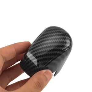 car gear shift knob trim cover black carbon fiber fit for lexus rx350 500h 2024 2023