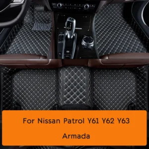 for nissan patrol y61 y62 y63 armada artificial leather custom car floor mats auto interior details accessories carpet