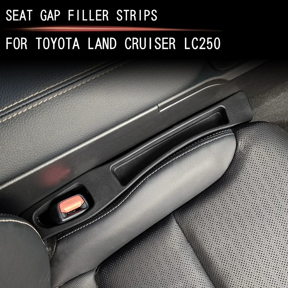 for toyota land cruiser 250 prado lc250 2024 2025 silica gel car front seat gap filler leak proof seat crevice storage organizer for toyota land cruiser 250 prado lc250 2024 2025 silica gel car front seat gap filler leak proof seat crevice storage organizer