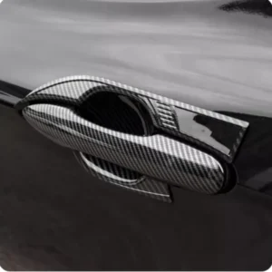 abs chrome carbon fiber outer door handle clasing bowl covers trim fit for toyota camry xv70 2018 2023 car accessories