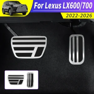 for toyota lexus 700 600 lx700 lx600 2022 2026 anti slip aluminum alloy brake accelerator pedal cover car protection accessories