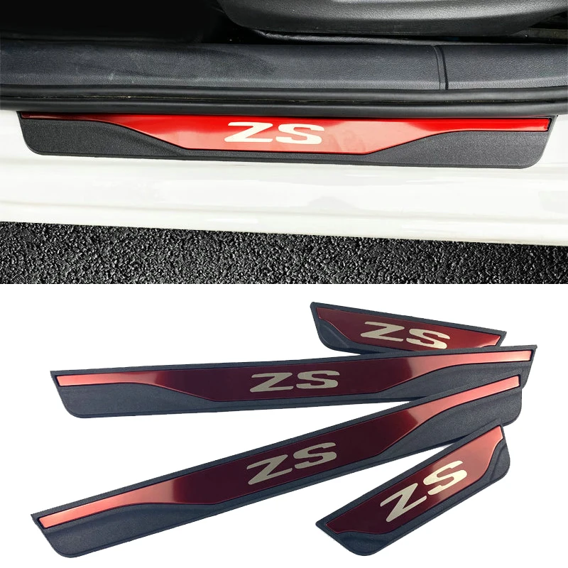 for mg zs 2017 2018 2020 2022 2023 car accessories stainless steel door sill trim scuff paltes protector styling for mg zs 2017 2018 2020 2022 2023 car accessories stainless steel door sill trim scuff paltes protector styling
