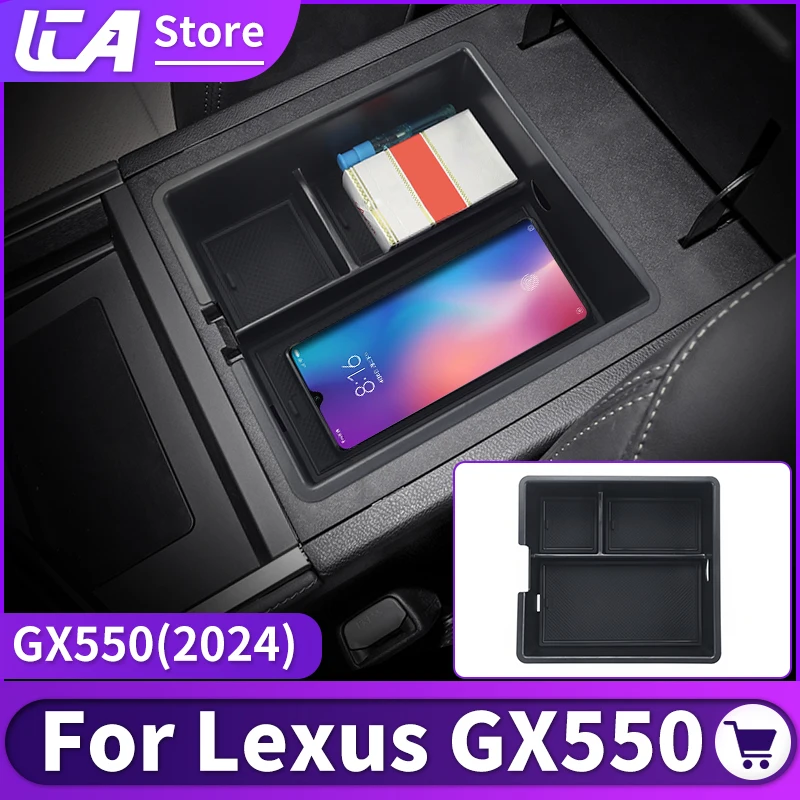 for 2024 lexus gx550 upgrade interior decoration gx 550 center console armrest box storage box compartment tray for 2024 lexus gx550 upgrade interior decoration gx 550 center console armrest box storage box compartment tray