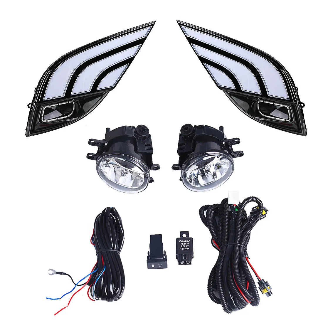 car led daytime lights daytime running lights fog lights assembly for toyota camry 2019 2020 waterproof turn signal light 12v car led daytime lights daytime running lights fog lights assembly for toyota camry 2019 2020 waterproof turn signal light 12v