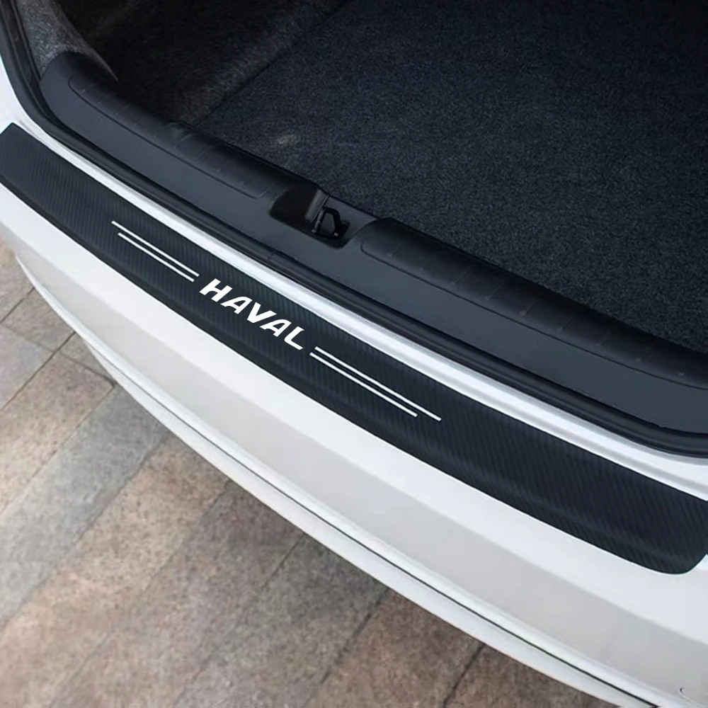 1pcs car door threshold strips car trunk rear protective stickers for haval h6 dargo m6 h9 h6s f7x jolion dog xy h2 h3 h5 h7 h8 1pcs car door threshold strips car trunk rear protective stickers for haval h6 dargo m6 h9 h6s f7x jolion dog xy h2 h3 h5 h7 h8