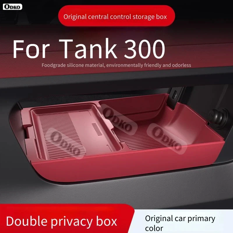 for gwm tank 300 hi4 t 2025 silicone storage box center console under layer modification car interior accessories organizer for gwm tank 300 hi4 t 2025 silicone storage box center console under layer modification car interior accessories organizer