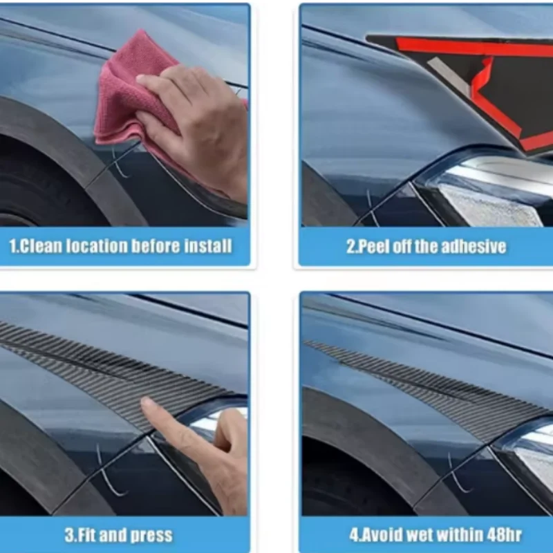 fit for honda civic 11th gen 2022 2023 front headlight eyebrow eyelid trim cover stickers abs carbon fiber fit for honda civic 11th gen 2022 2023 front headlight eyebrow eyelid trim cover stickers abs carbon fiber