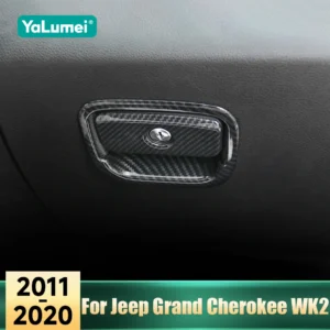 for jeep grand cherokee wk2 2011 2012 2013 2014 2015 2016 2017 2018 2019 2020 car co pilot storage box trim cover sticker