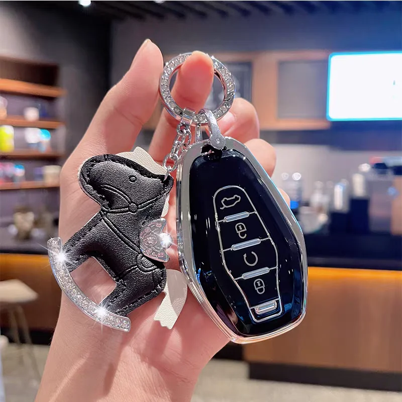 for jetour x70 plus 2025 2026 car key case keychain remote protection cover shell housing ring holder fob for jetour x70 plus 2025 2026 car key case keychain remote protection cover shell housing ring holder fob