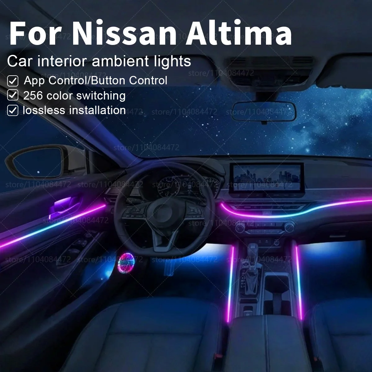 for nissan altima 22in1 rgb car interior acrylic car ambient lights rgb hidden acrylic strip decoration atmosphere accessories for nissan altima 22in1 rgb car interior acrylic car ambient lights rgb hidden acrylic strip decoration atmosphere accessories