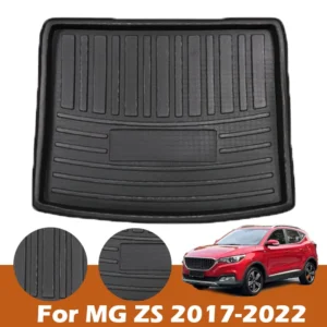 for mg zs 2017 2022 car trunk mat rear floor tray boot liner carpet cargo luggage pad mud stylings
