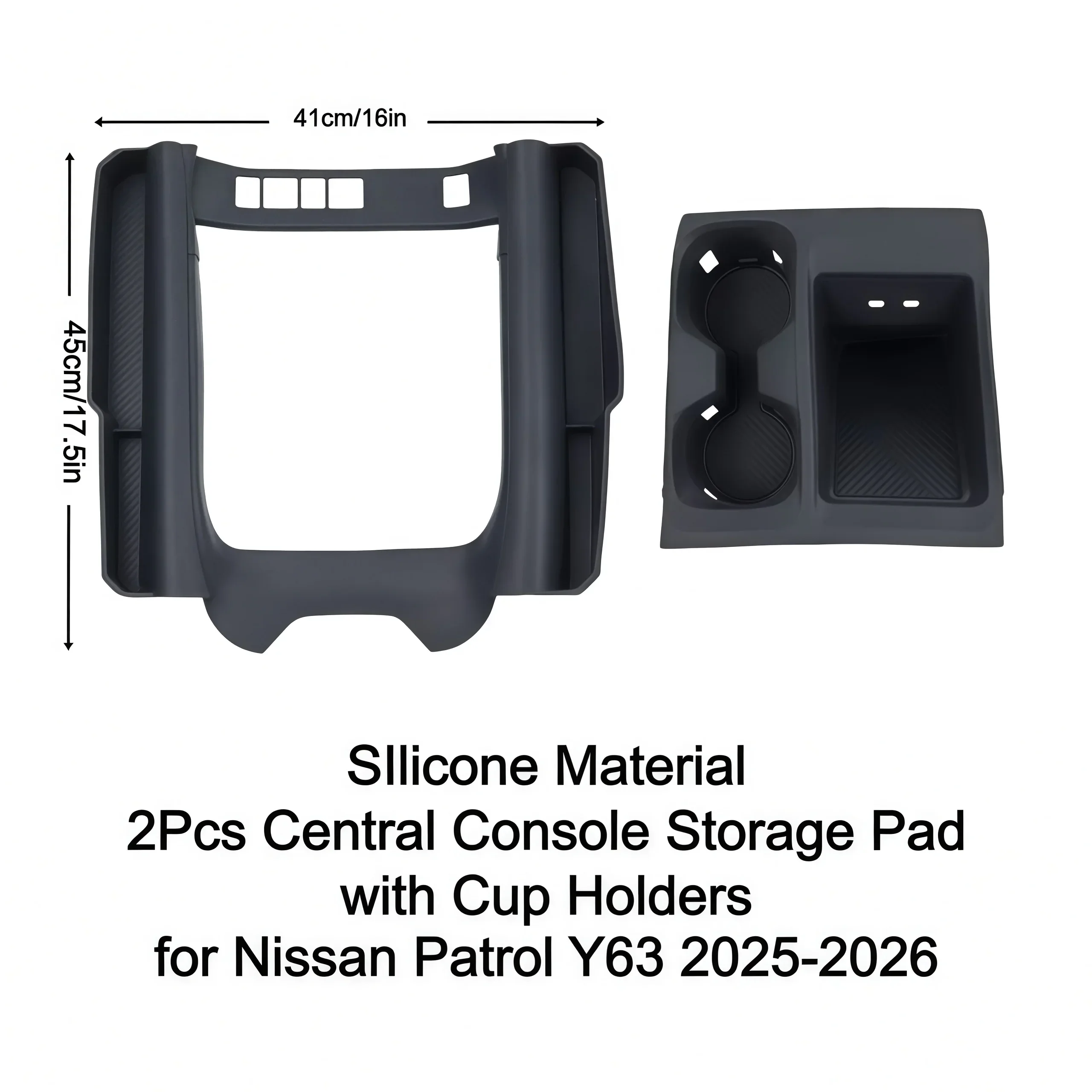center console silicone storage box with cup holde for nissan patrol y63 interior , shift gear cover for y63 center console silicone storage box with cup holde for nissan patrol y63 interior , shift gear cover for y63
