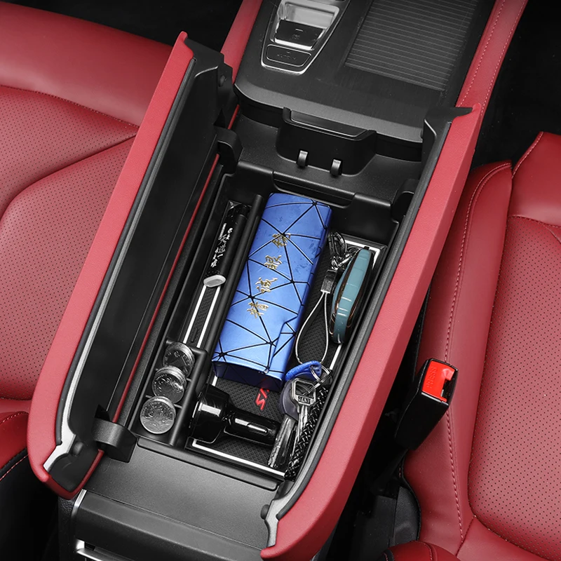 for changan cs75 plus iii 2025 2024 2023 car styling center console organizer storage interior armrest storage box modification for changan cs75 plus iii 2025 2024 2023 car styling center console organizer storage interior armrest storage box modification