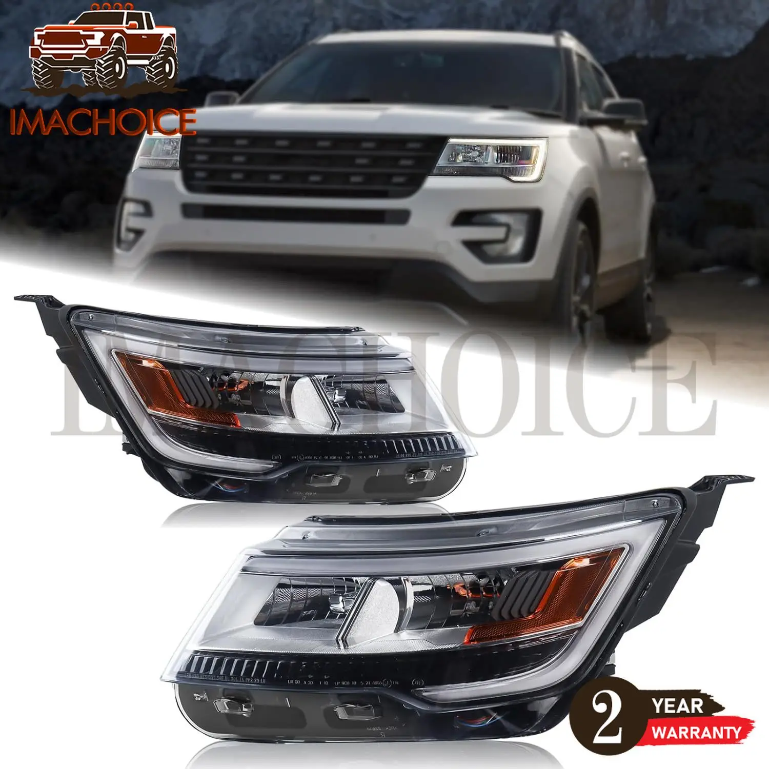lh & rh led headlights assembly suitable for 2016 2019 ford explorer sport/limited/xlt/platinum fb5z13008n fb5z13008b fo2518130 lh & rh led headlights assembly suitable for 2016 2019 ford explorer sport/limited/xlt/platinum fb5z13008n fb5z13008b fo2518130