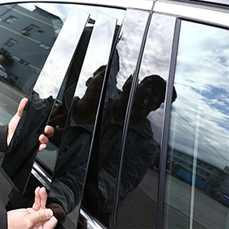 6pcs car pillar posts for geely coolray proton x50 2019 2020 2021 2022 2023 glossy black door window trim cover stickers styling 6pcs car pillar posts for geely coolray proton x50 2019 2020 2021 2022 2023 glossy black door window trim cover stickers styling