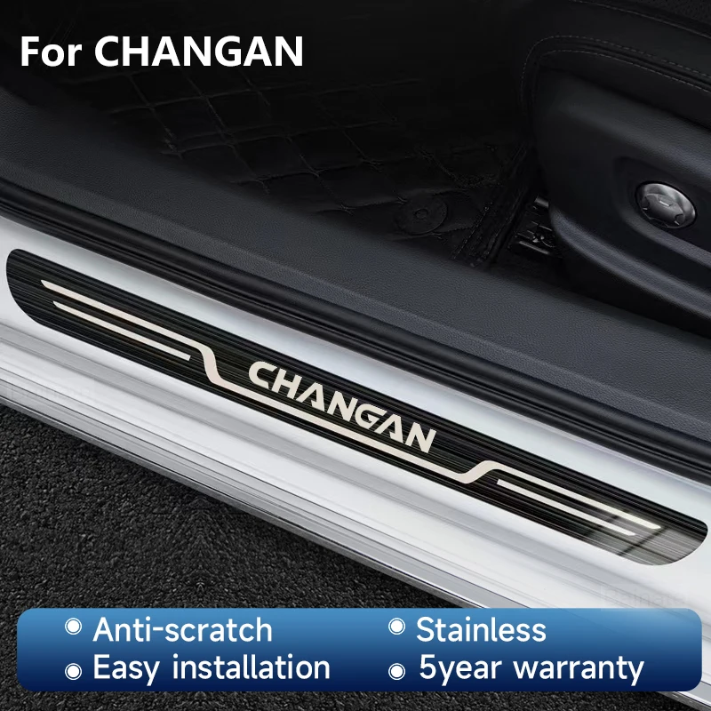 car stainless steel door sill scuff plate for changan cs35 plus cs55 plus cs75 plus eado uni t uni k 2023 2024 car accessories car stainless steel door sill scuff plate for changan cs35 plus cs55 plus cs75 plus eado uni t uni k 2023 2024 car accessories