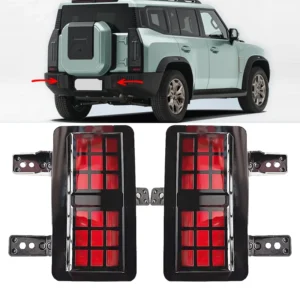 for chery jetour traveler t2 car rear bumper fog light reversing light brake light warning light brake lamp car accessories