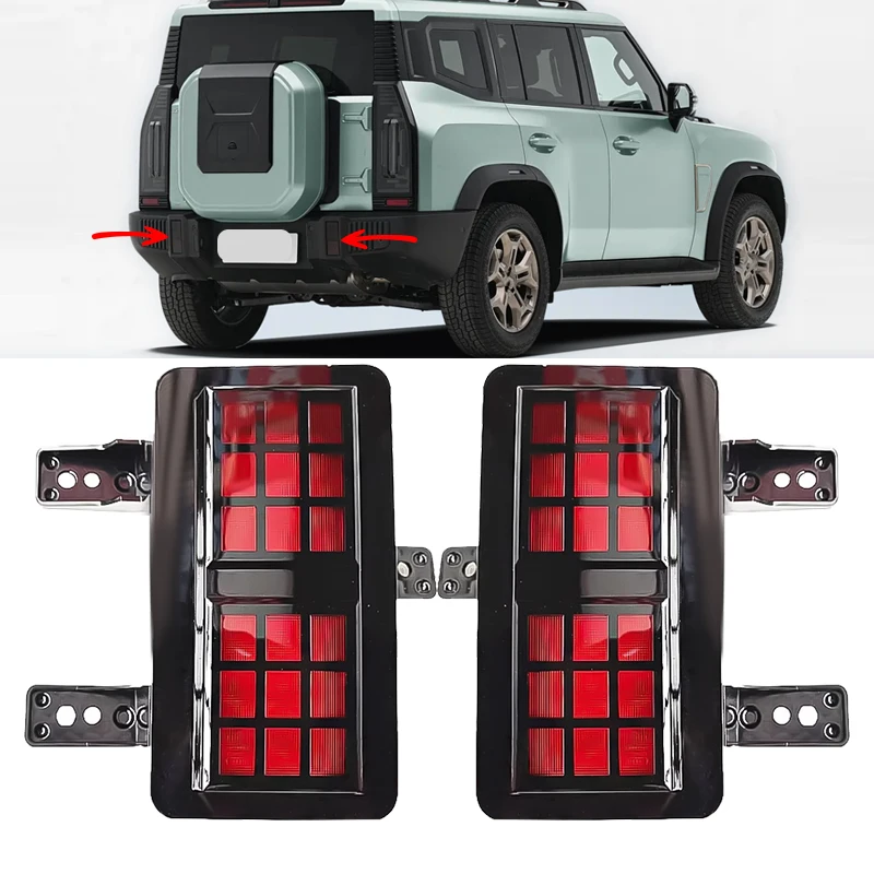 for chery jetour traveler t2 car rear bumper fog light reversing light brake light warning light brake lamp car accessories for chery jetour traveler t2 car rear bumper fog light reversing light brake light warning light brake lamp car accessories