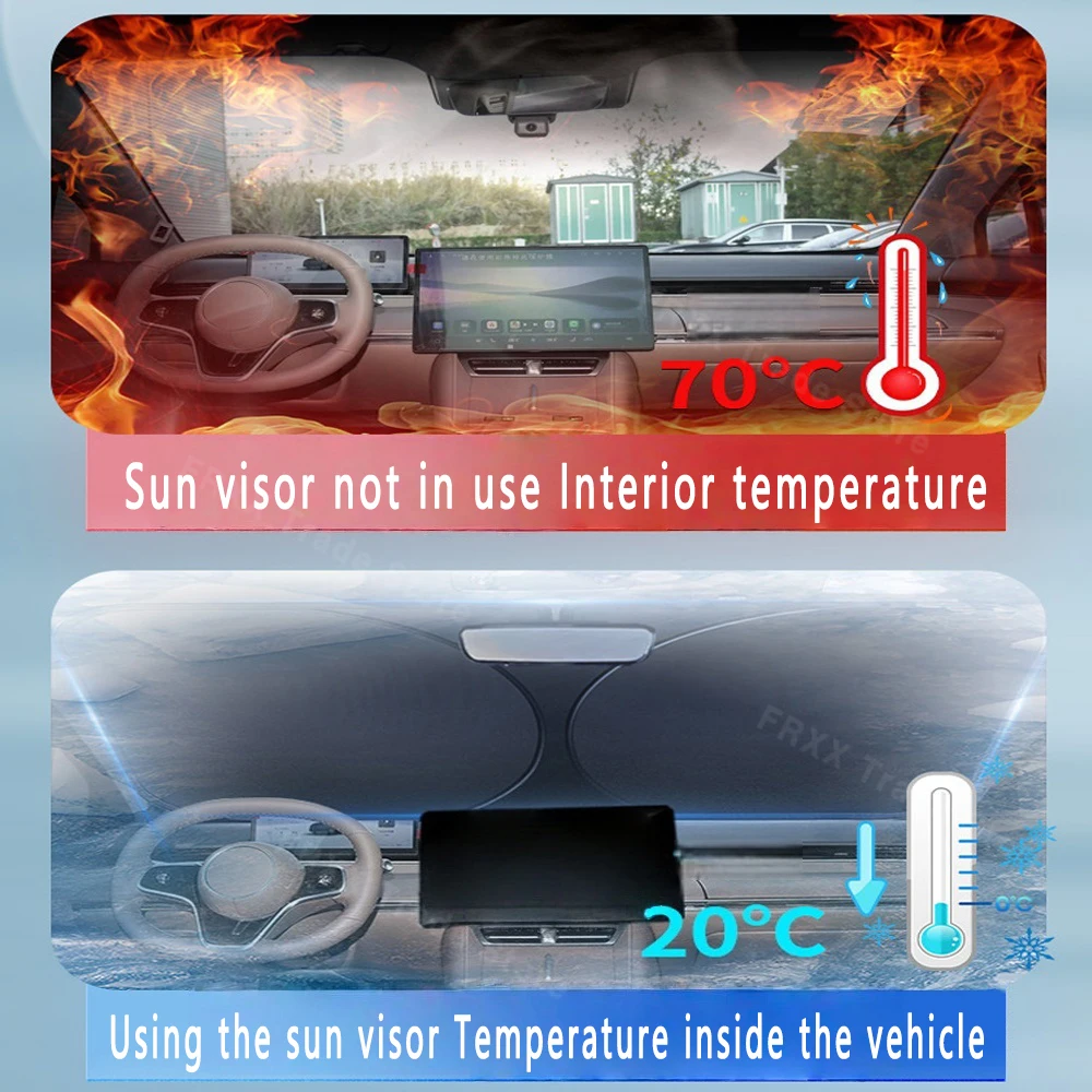 for haval big dog dargo 2020 2021 2022 car sun visor front windshield sunshade heat insulation summer cooling auto for haval big dog dargo 2020 2021 2022 car sun visor front windshield sunshade heat insulation summer cooling auto