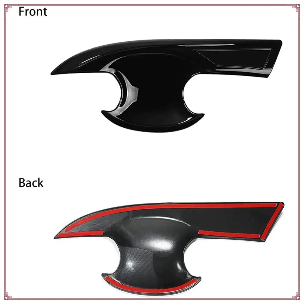 for 10th gen civic abs exterior door handle bowl cover trims for honda civic 2016 2021 gloss black for 10th gen civic abs exterior door handle bowl cover trims for honda civic 2016 2021 gloss black