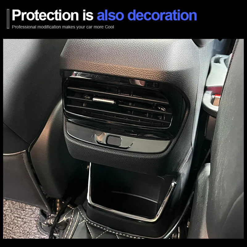 for mg5 mg gt 2022 2023 2024 car rear armrest air outlet trim strip cover interior modification sticker auto product for mg5 mg gt 2022 2023 2024 car rear armrest air outlet trim strip cover interior modification sticker auto product