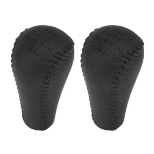 abqd!5 speed lether car gear shift konb gaiter shifter knob for nissan patrol gu y61 transmission gear knob