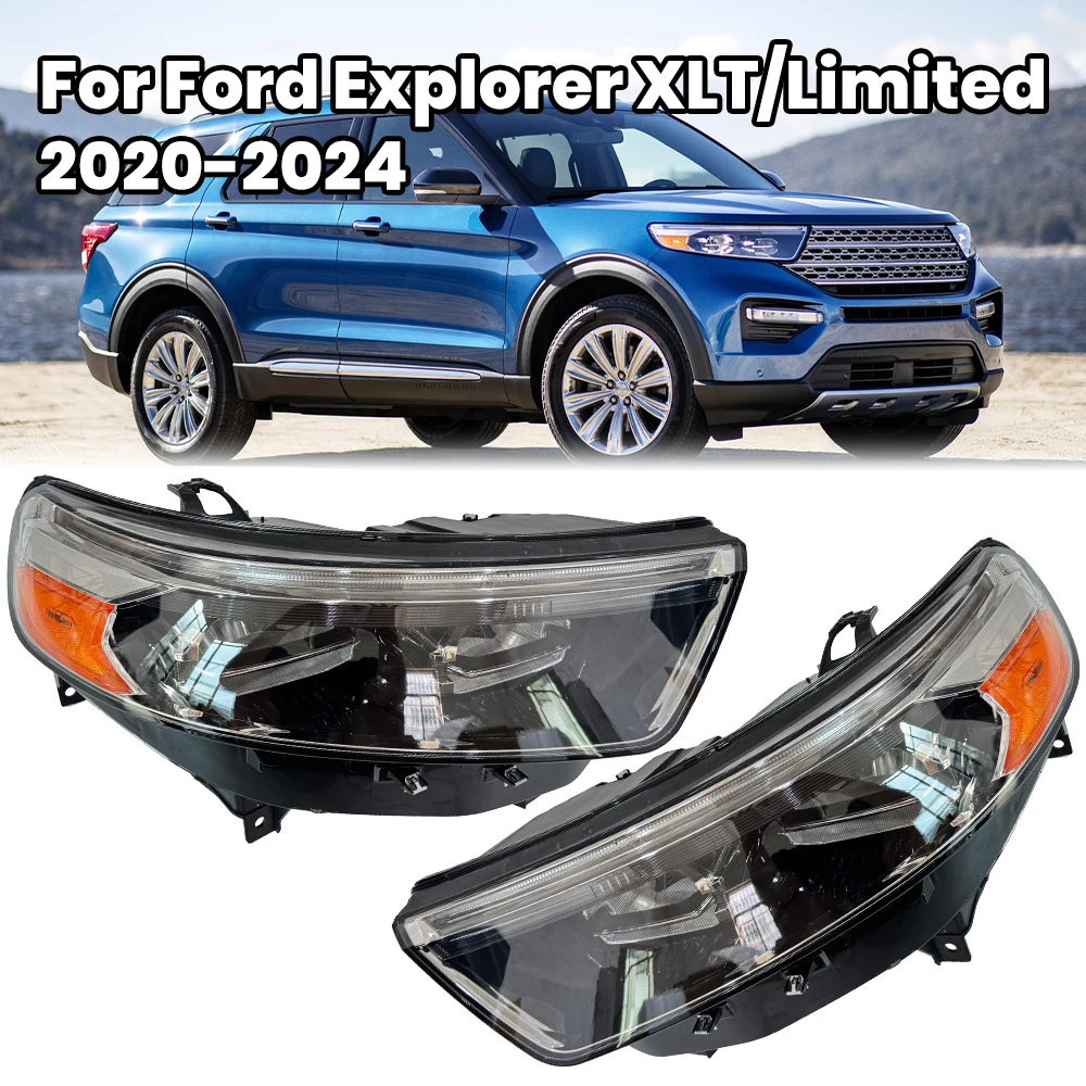 for ford explorer 2020 2021 2022 xlt/limited headlight head lamp led headlamp car light accessories fo2502397 fo2503397 for ford explorer 2020 2021 2022 xlt/limited headlight head lamp led headlamp car light accessories fo2502397 fo2503397