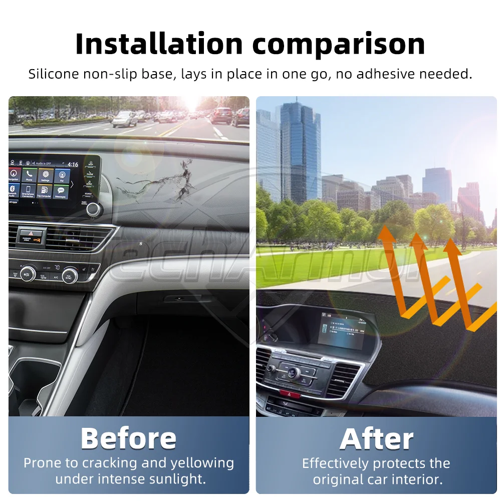 car dashboard cover pad for honda accord 2018 2022 sunshade protector anti uv dash mats non slip pads auto interior car dashboard cover pad for honda accord 2018 2022 sunshade protector anti uv dash mats non slip pads auto interior