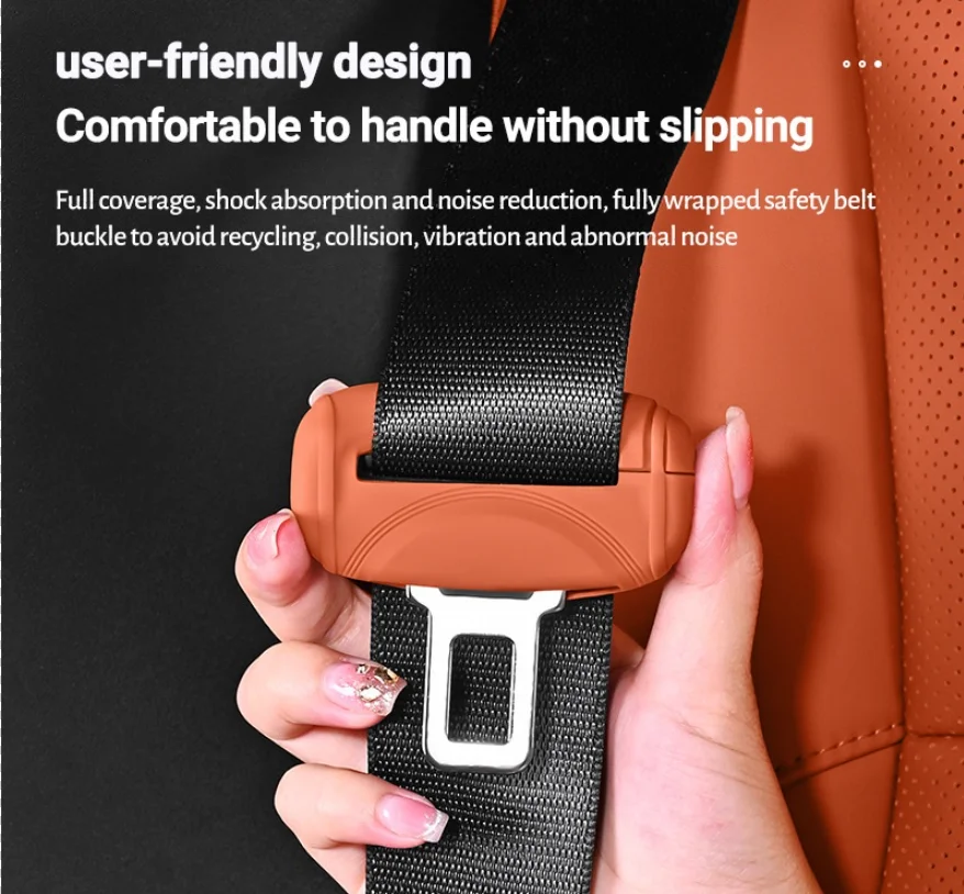 universal car seat belt socket protective cover silicone car safety seat belt anti scratch cover button protective case universal car seat belt socket protective cover silicone car safety seat belt anti scratch cover button protective case