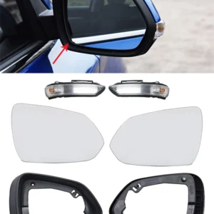 for saic mg zs 2017 2018 2019 2020 2021 2022 rearview mirror cover lens side mirror frame turn light