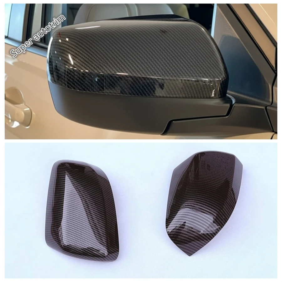 car rearview mirror cap case cover trim for honda pilot 2023 2024 2025 abs chrome / carbon fiber exterior exterior car rearview mirror cap case cover trim for honda pilot 2023 2024 2025 abs chrome / carbon fiber exterior exterior