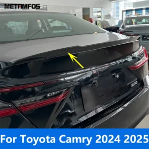 for toyota camry 2024 2025 carbon fiber rear roof trunk spoiler tail wing lip molding trim exterior accessories car styling