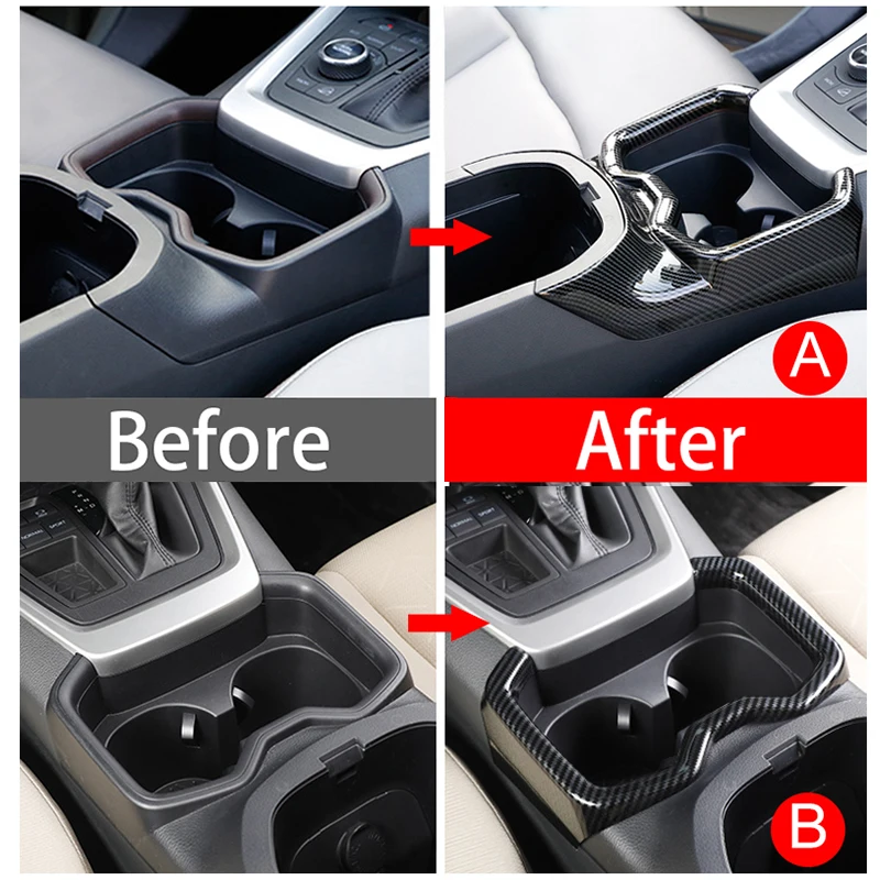 for toyota rav4 xa50 2019 2020 2021 2022 2023 2024 rav 4 hybrid abs car front row water cup holder trim cover frame for toyota rav4 xa50 2019 2020 2021 2022 2023 2024 rav 4 hybrid abs car front row water cup holder trim cover frame