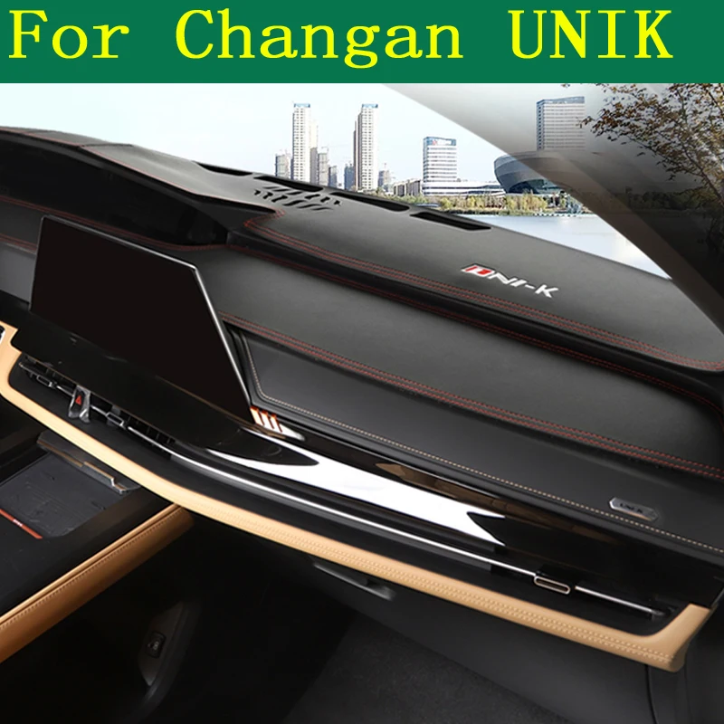 flannel anti slip anti uv mat dashboard cover pad dashmat carpet for changan unik 2024 2023 body kit accessories flannel anti slip anti uv mat dashboard cover pad dashmat carpet for changan unik 2024 2023 body kit accessories