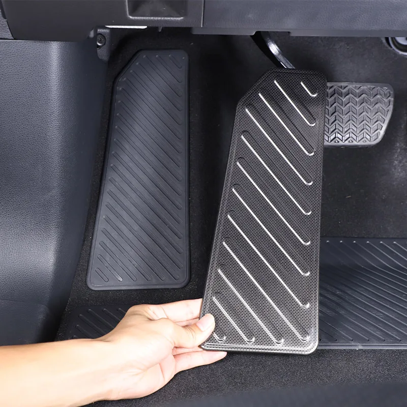 for toyota land cruiser 250 prado lc250 2024+ car modification aluminum alloy foot rest pedal pad cover stickers car accessories for toyota land cruiser 250 prado lc250 2024+ car modification aluminum alloy foot rest pedal pad cover stickers car accessories