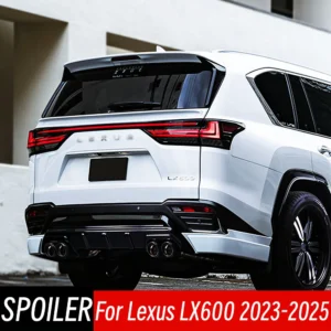 for 2023 2024 2025 lexus lx600 bodykit car rear trunk lid middle spoiler wings exterior modification tuning accessories part