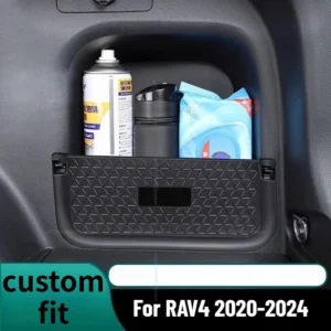 car trunk partition plate board abs trunk side storage organizer board partition plate replace for toyota rav4 20 25 accessories
