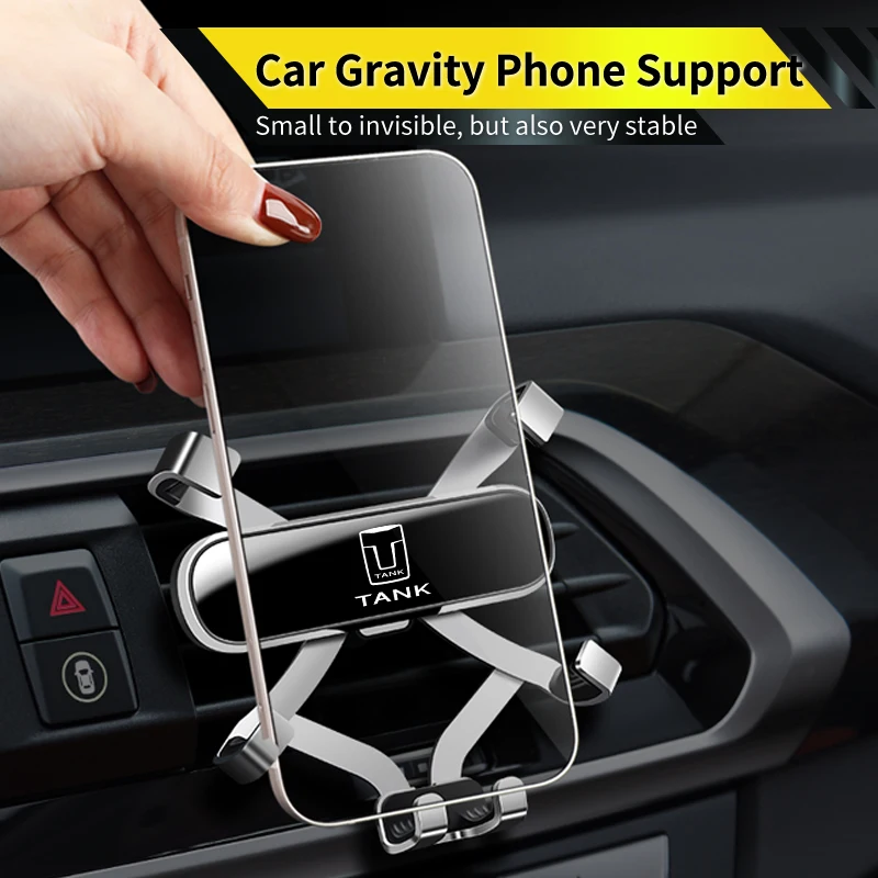 gravity car phone holder air vent mount clip phone holder gps support for great wall gwm tank 300 city 300 border 400 500 phev 7 gravity car phone holder air vent mount clip phone holder gps support for great wall gwm tank 300 city 300 border 400 500 phev 7