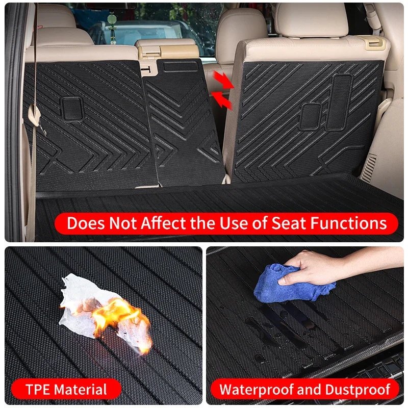 for toyota land cruiser prado lc150 150 2010 2023 lexus gx460 460 gx trunk mat interior tpe seat back pad dust proof for toyota land cruiser prado lc150 150 2010 2023 lexus gx460 460 gx trunk mat interior tpe seat back pad dust proof
