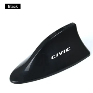car style roof top mount shark shape fin antenna radio signal aerials for honda civic 9 10 2022 2021 2020 2019 2018 10th 8th gen