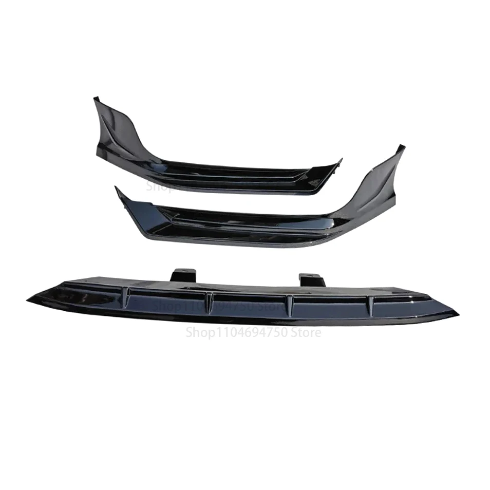 for honda accord 10 gen 2018 2019 2020 2021 front bumper spoiler lip lower body kit diffuser splitter tuning guard glossy black for honda accord 10 gen 2018 2019 2020 2021 front bumper spoiler lip lower body kit diffuser splitter tuning guard glossy black