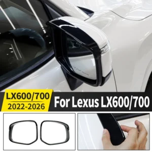 for toyota lexus 600 700 lx600 lx700 2022 2026 car mirror rain cover stick on keep mirror clear upgraded exterior accessories