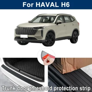car trunk sill anti scratch guard strip for haval h6 rear bumper rubber protector decorative cover sticker
